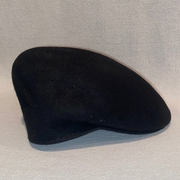 Stetson men’s black wool flat cap size medium - Picture 1 of 8